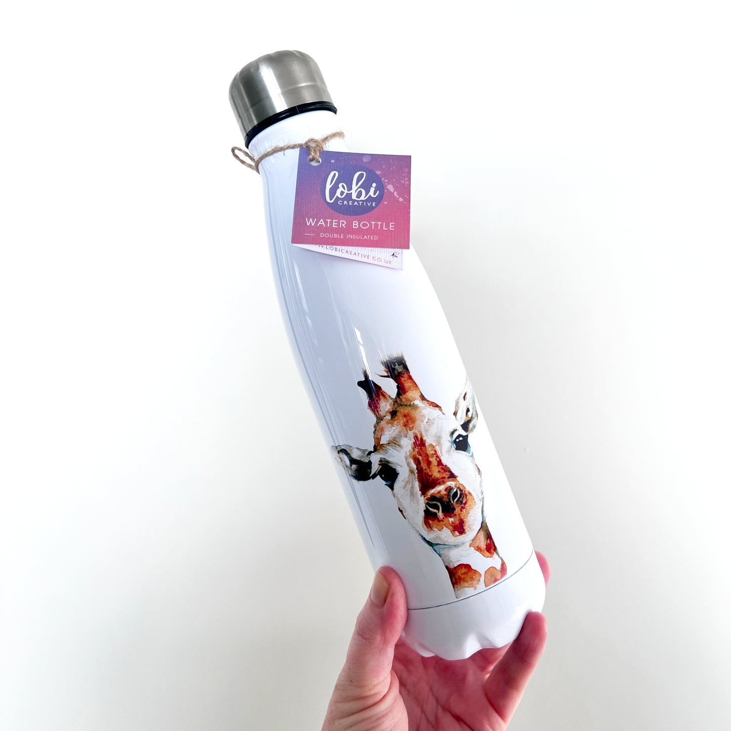 Giraffe Re-useable Water Bottle