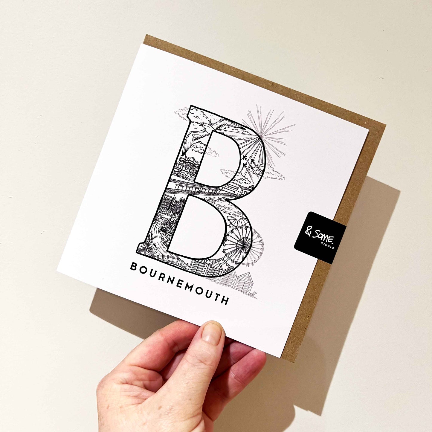 & Some 'B' is for Bournemouth Greeting Card