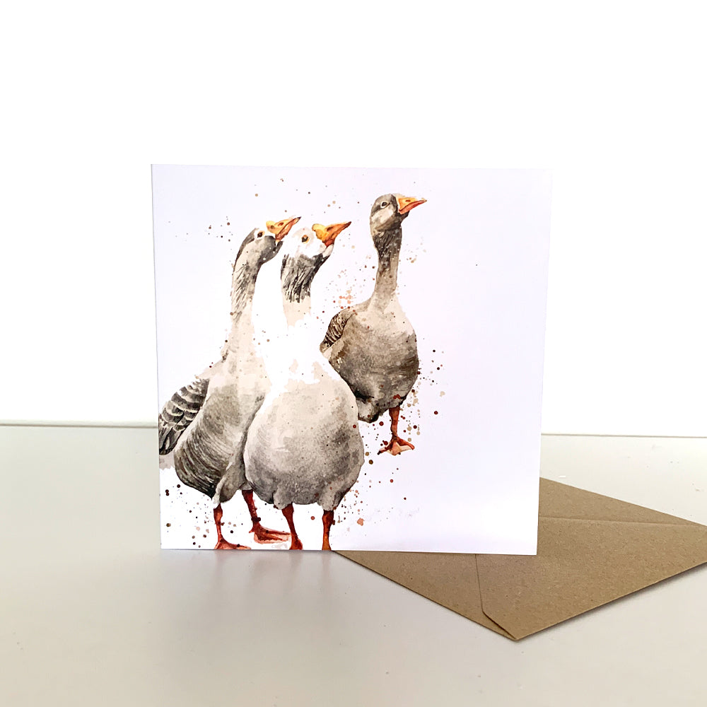 Geese Greeting Card