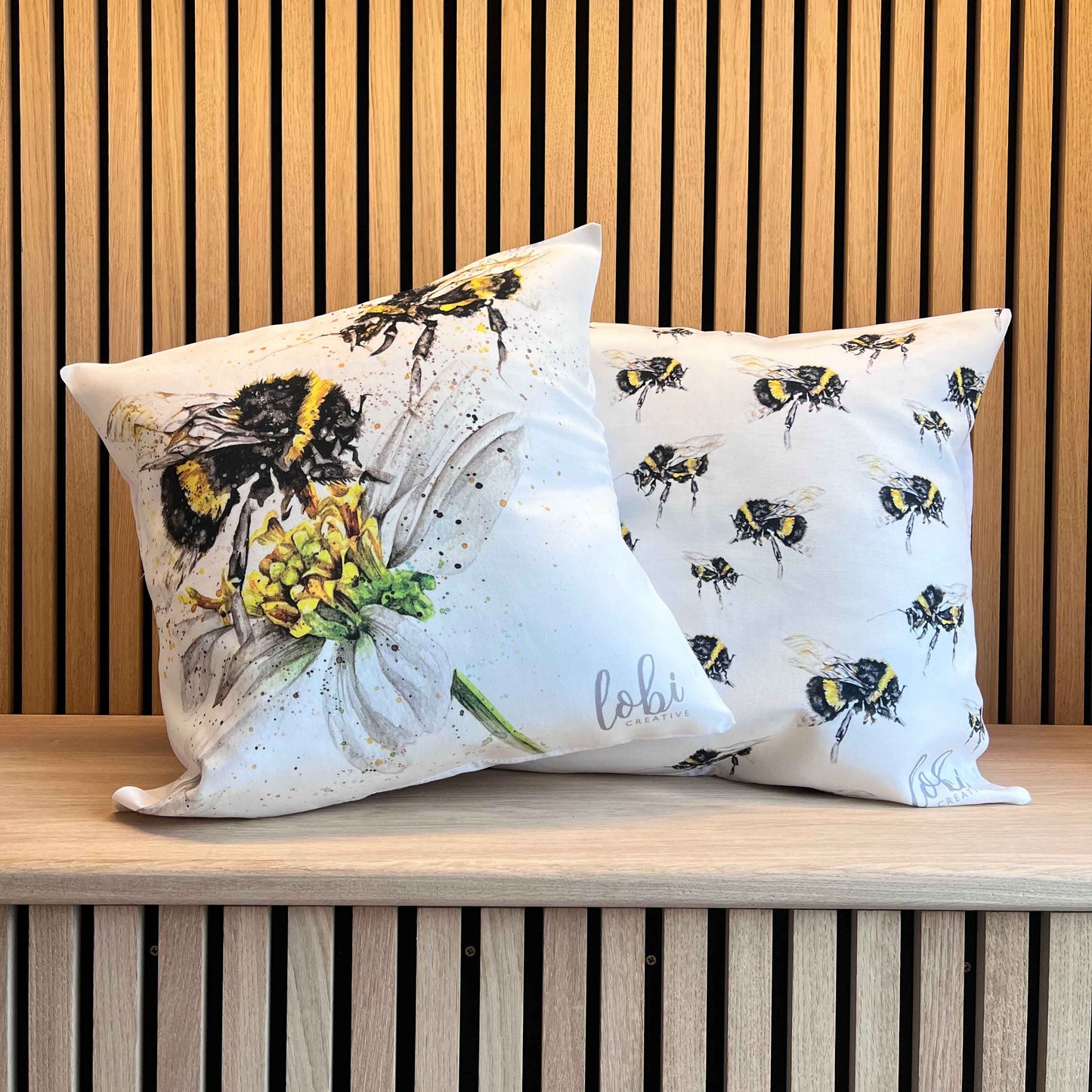 Busy Bees cushion cover