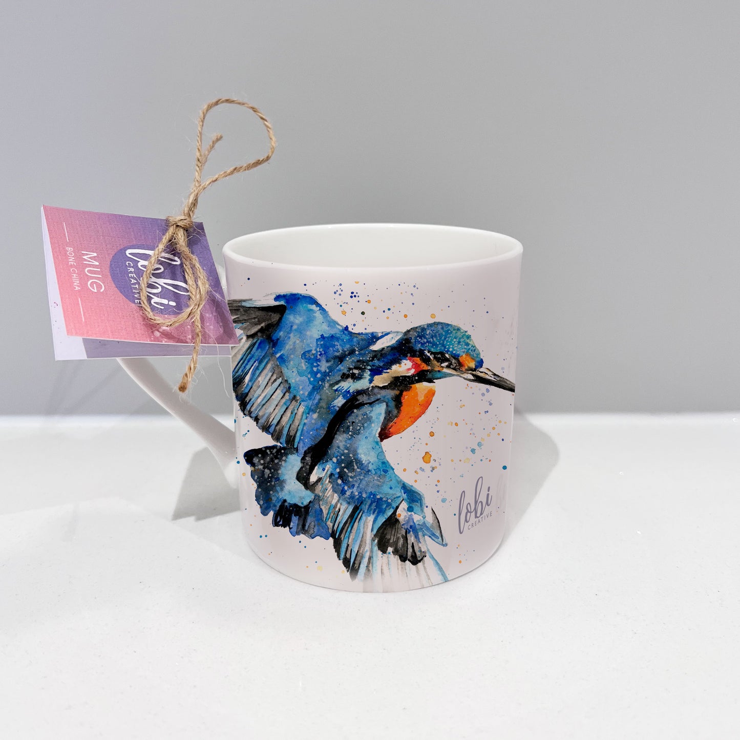 Kingfisher Bone China Mug