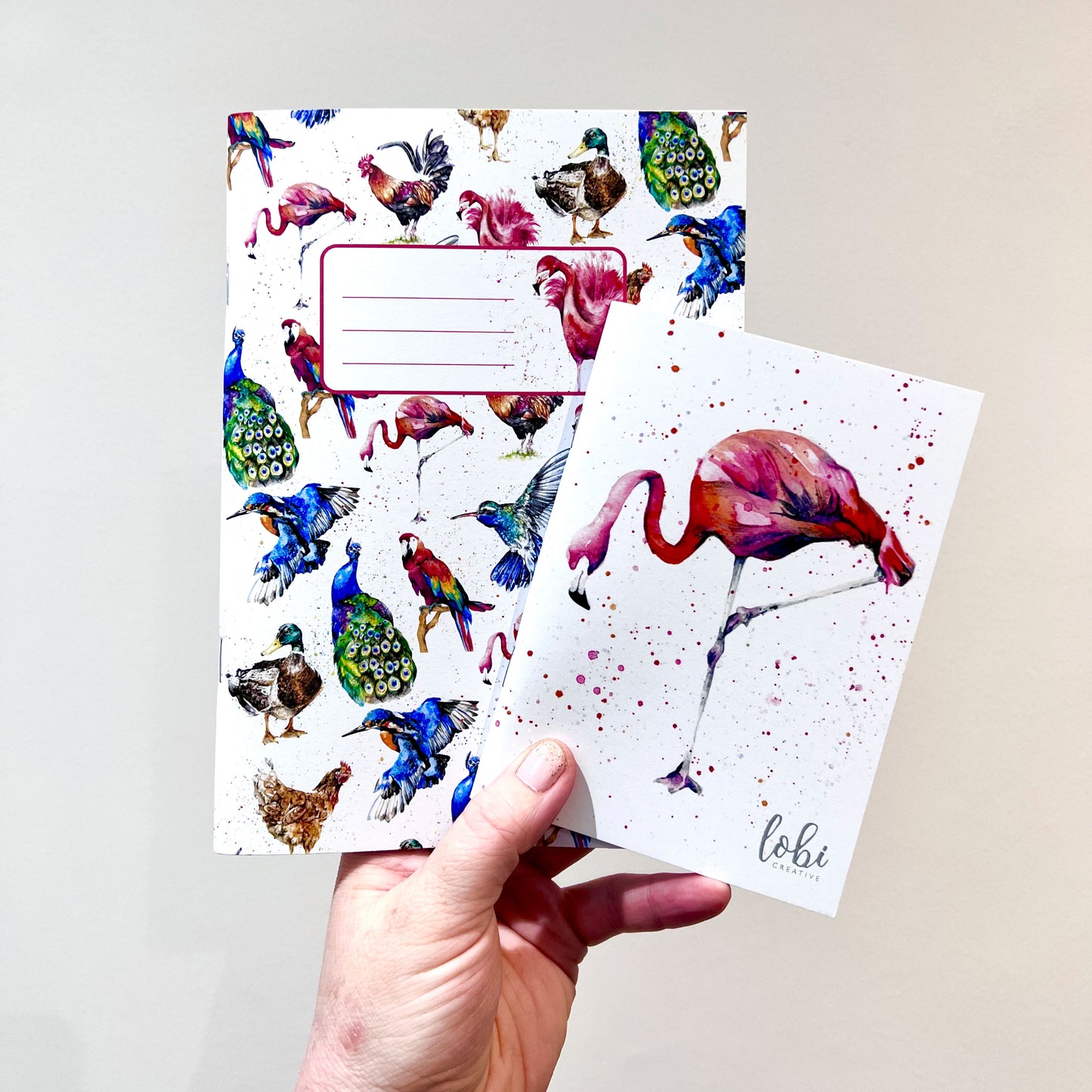 Flamingo Notebook Set