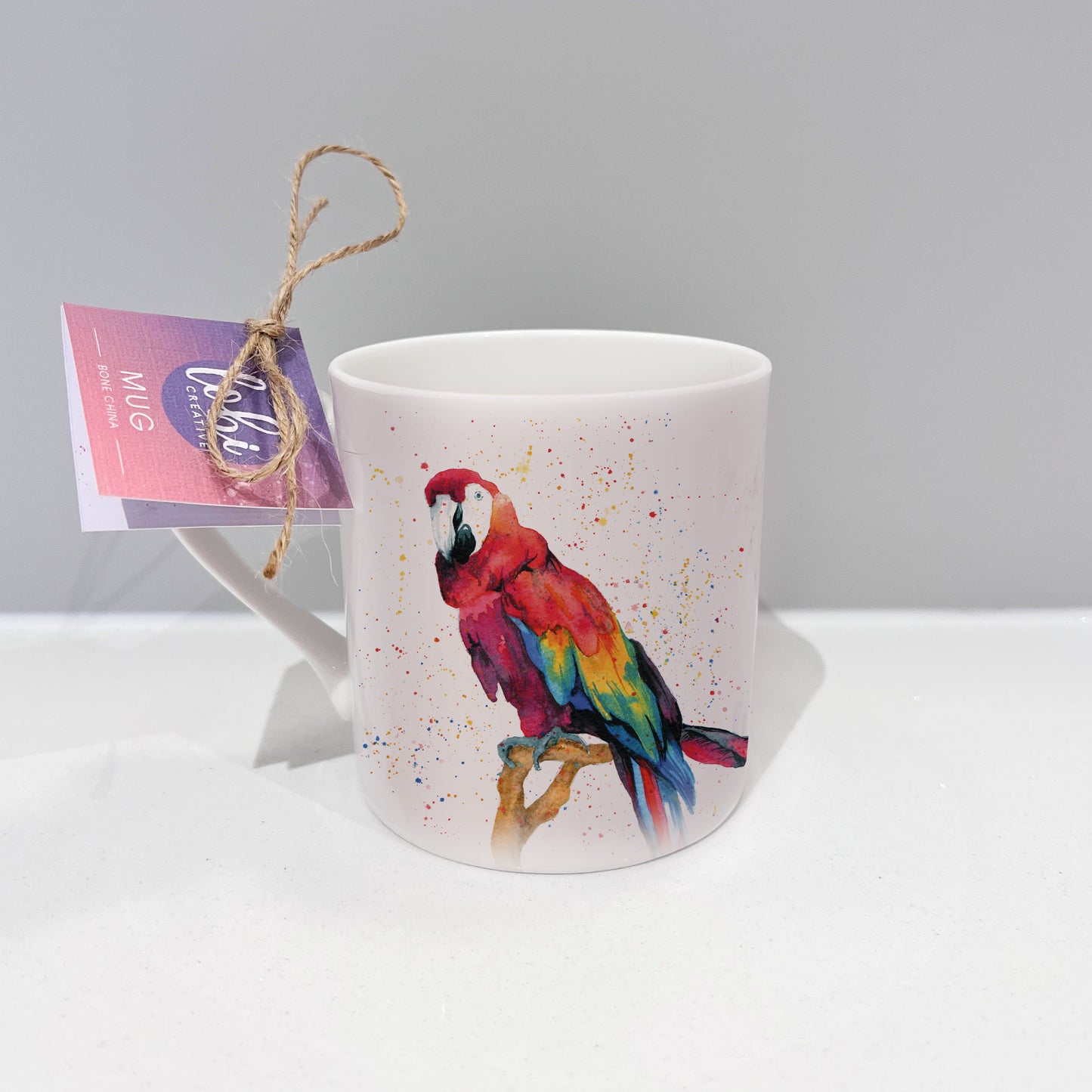 Parrot Bone China Mug