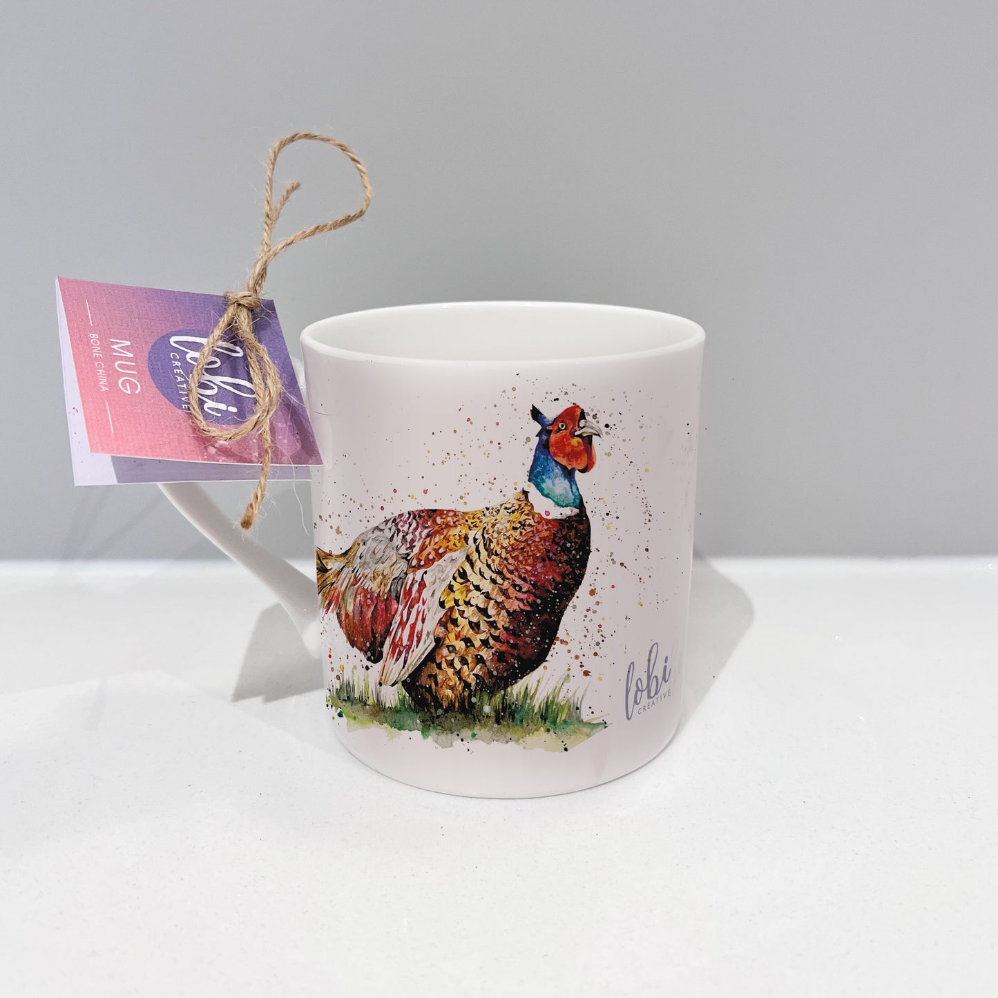Pheasant Bone China Mug