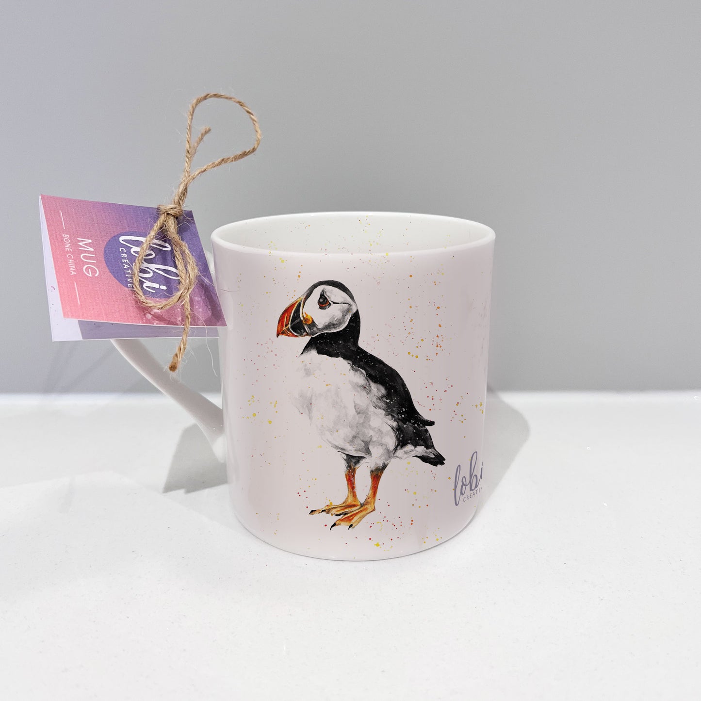 Puffin Bone China Mug
