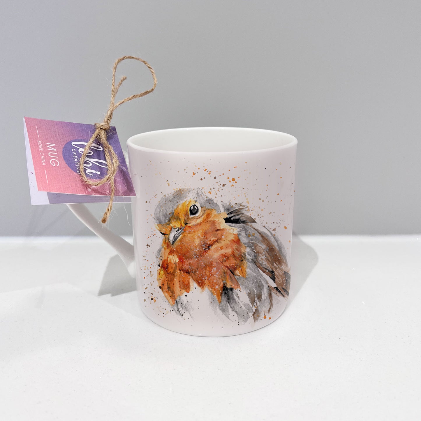Robin Bone China Mug