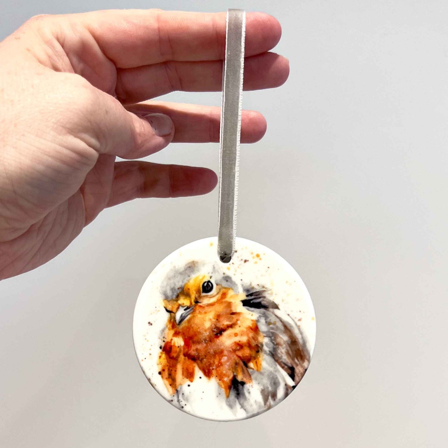 The Robin Christmas Ceramic Decoration