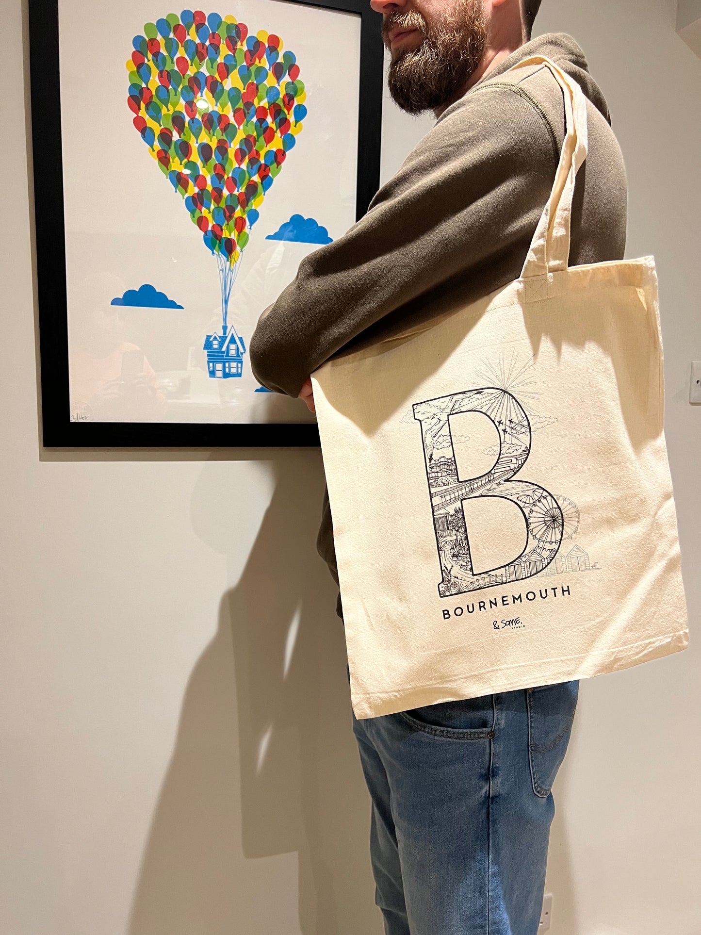 & Some 'B' is for Bournemouth Cotton Tote Bag