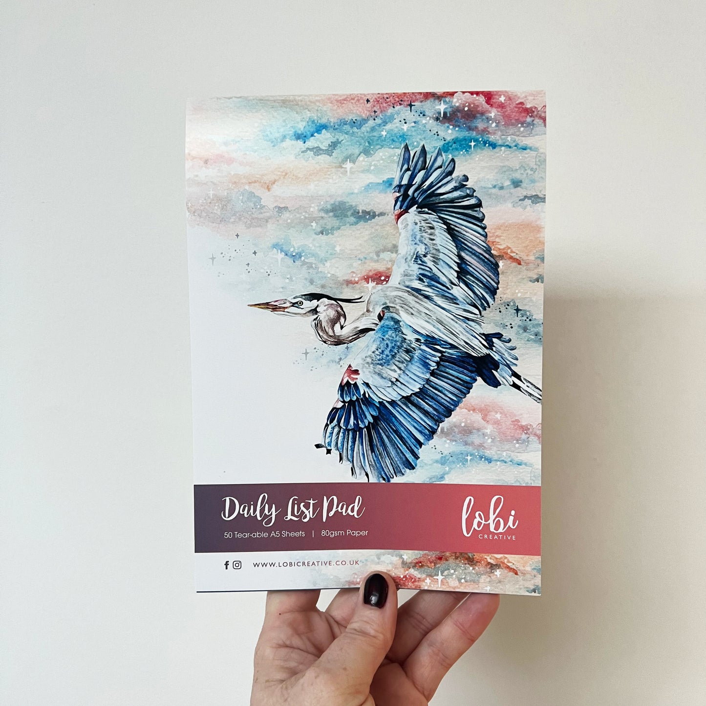 NEW Blue Heron A5 Daily List Pad