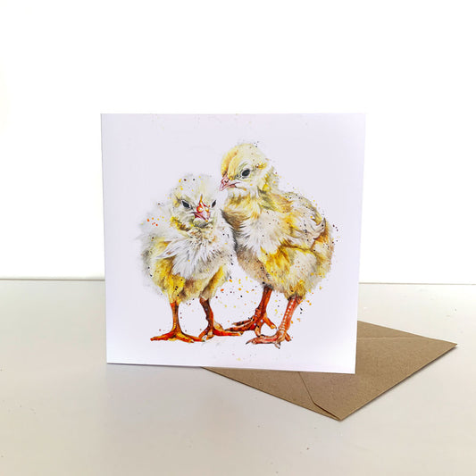 Chicks Greeting Card