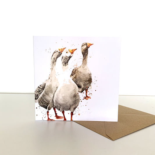 Geese Greeting Card